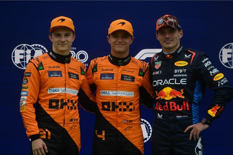 Norris vezérletével mclarenes első sor a Hungaroringen