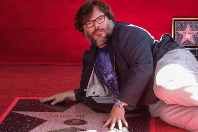 Jack Black csillagot kapott a Hírességek sétányán